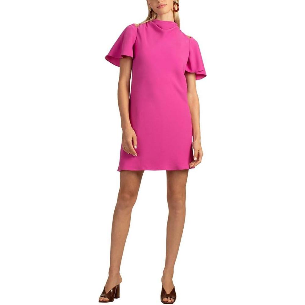 imageTrina Turk Womens Cold Shouler DressHyacinth