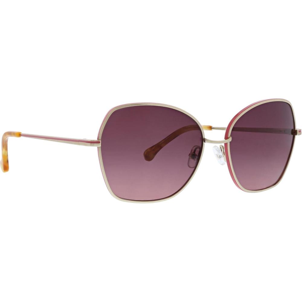 imageTrina Turk womens Palawan Womens Square Metal Sunglass Square SunglassesCoral