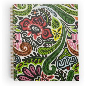 Trina Turk Journals – 180 Perforated Pages, Spiral Binding, Stylish Design, Great for Writing and Organizing, 9″x11″, Cheeky Tiki(Cheeky Tiki)