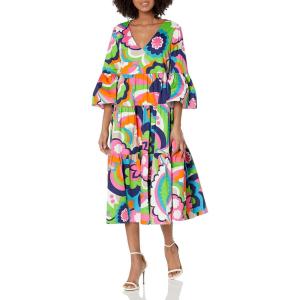 Trina Turk Women’s Floral Tiered Midi Dress(Mutli)