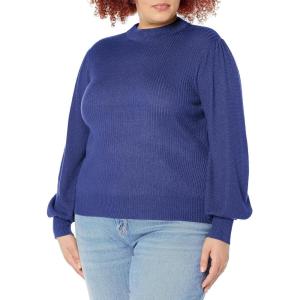 Trina Turk Women’s Mock Neck Sweater(Bengal Blue)