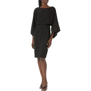 Trina Turk Women’s Overlay Sheath Dress(Black)