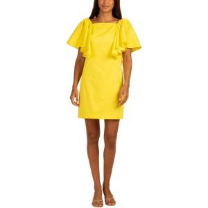 Trina Turk Women’s Ruffled Sleeve Dress(Daisy)