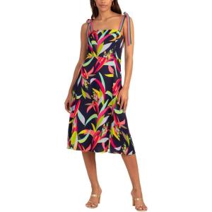 Trina Turk Womens Sleeveless Jolie Dress(Multi)