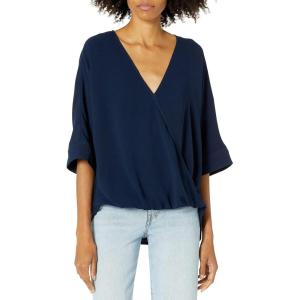 Trina Turk Women’s Surplice Blouse(Indigo)