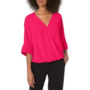 Trina Turk Women’s Surplice Blouse(Watermelon)