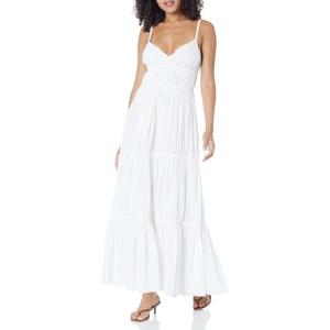 Trina Turk Women’s Tiered Maxi Gemma Dress(White)