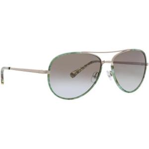 Trina Turk womens Lucea Women’s Avaitor Sunglasses Pilot Sunglasses(Green and Brown Horm Rim)