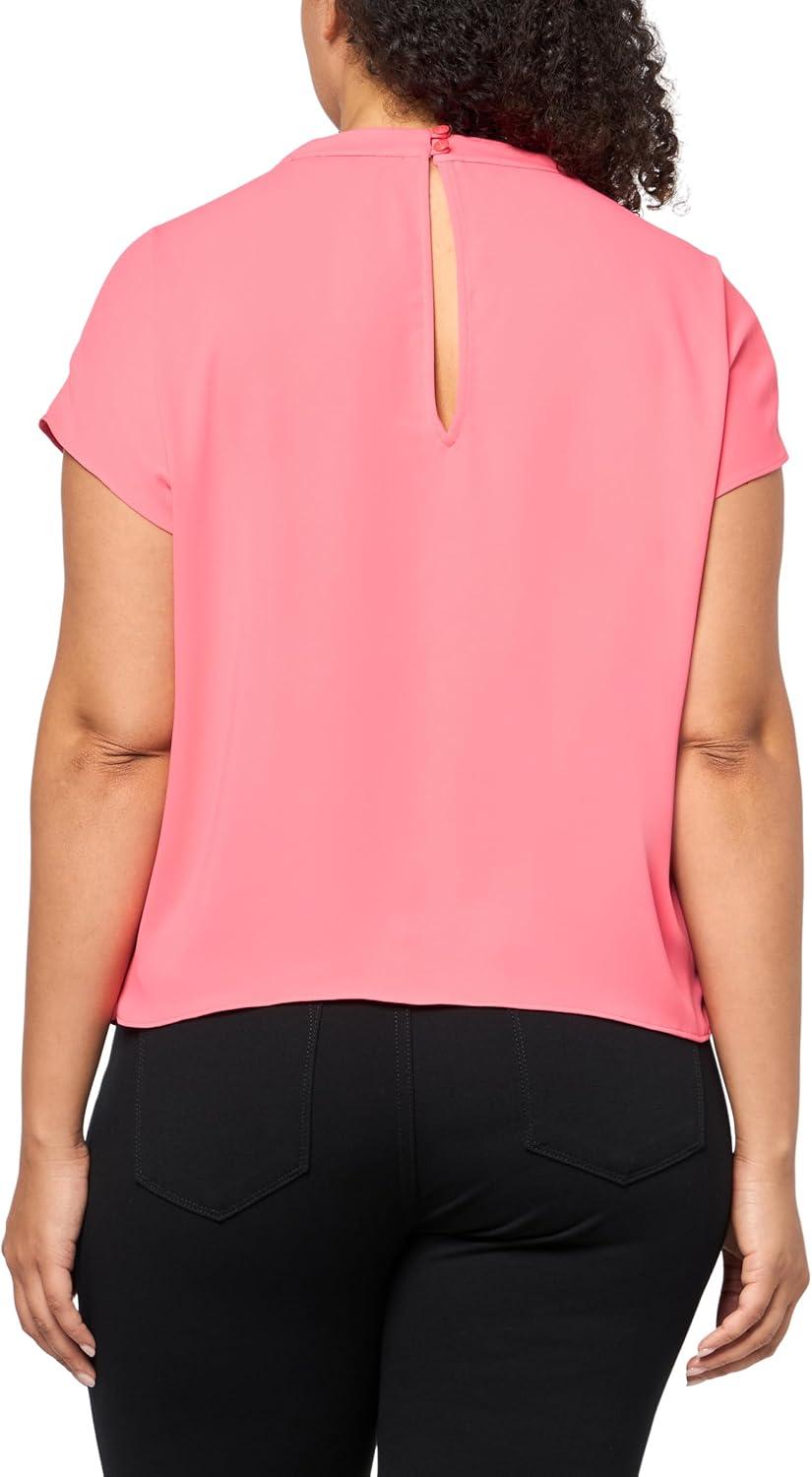 imageTrina Turk Womens Bisque TopCoral Crush