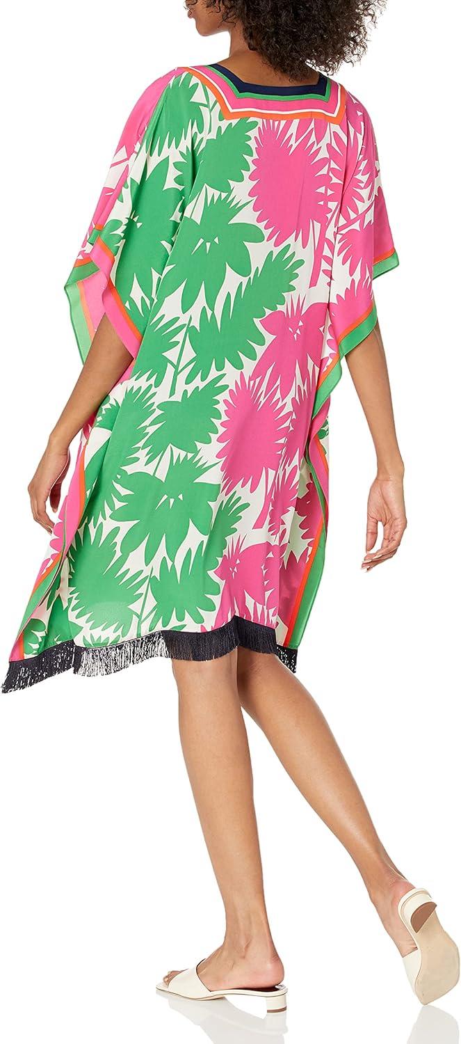 imageTrina Turk Womens Caftan Dress MojitoAloha Fuchsia PTSM