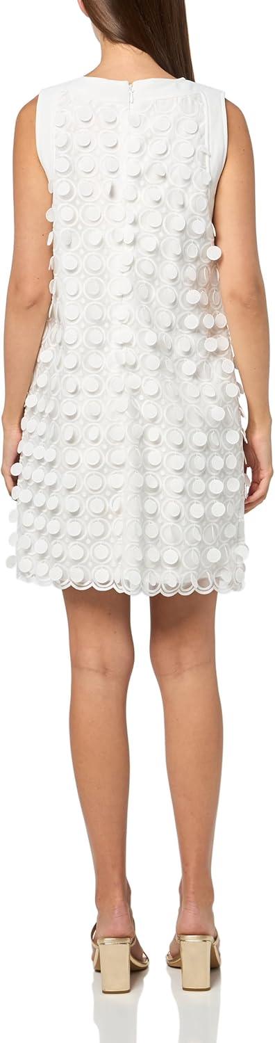 imageTrina Turk Womens Cutout Sheath DressWhitewash