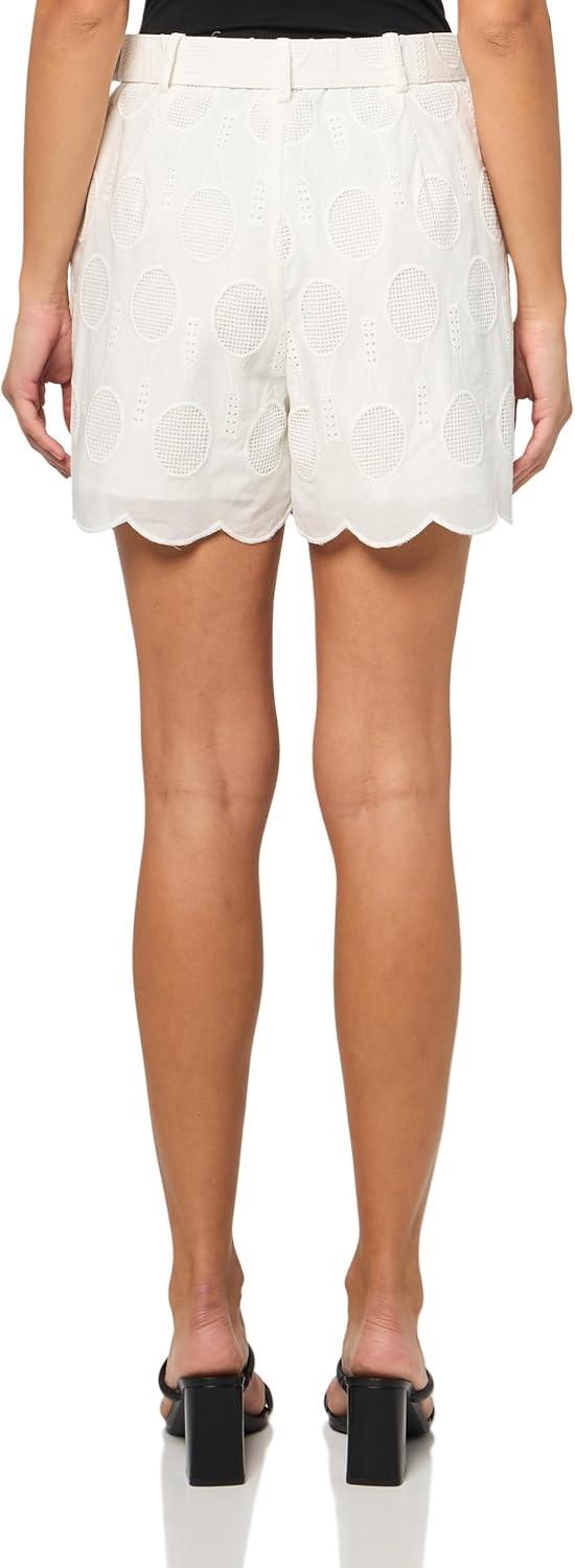 imageTrina Turk Womens Eyelet ShortsWhitewash