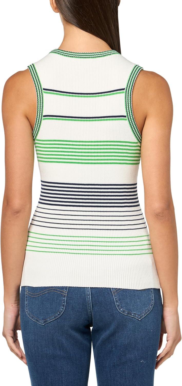 imageTrina Turk Womens Paolini TankWhitewashInk