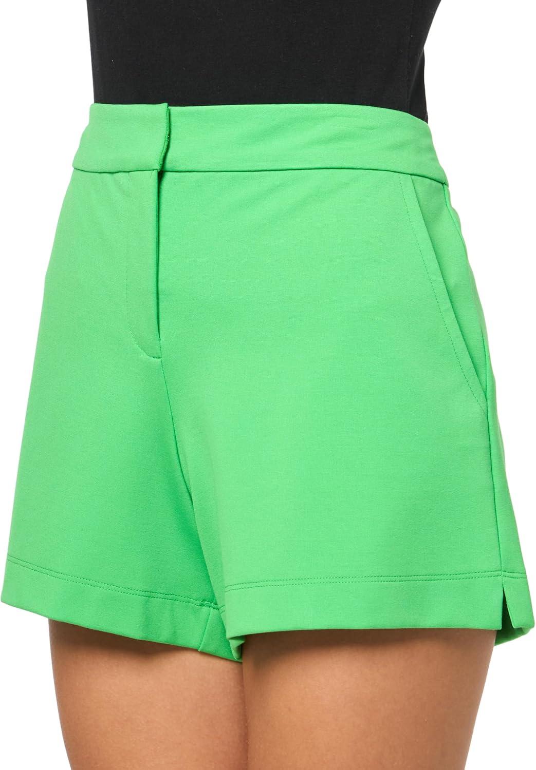 imageTrina Turk Womens Printed ShortsGrass Court Green