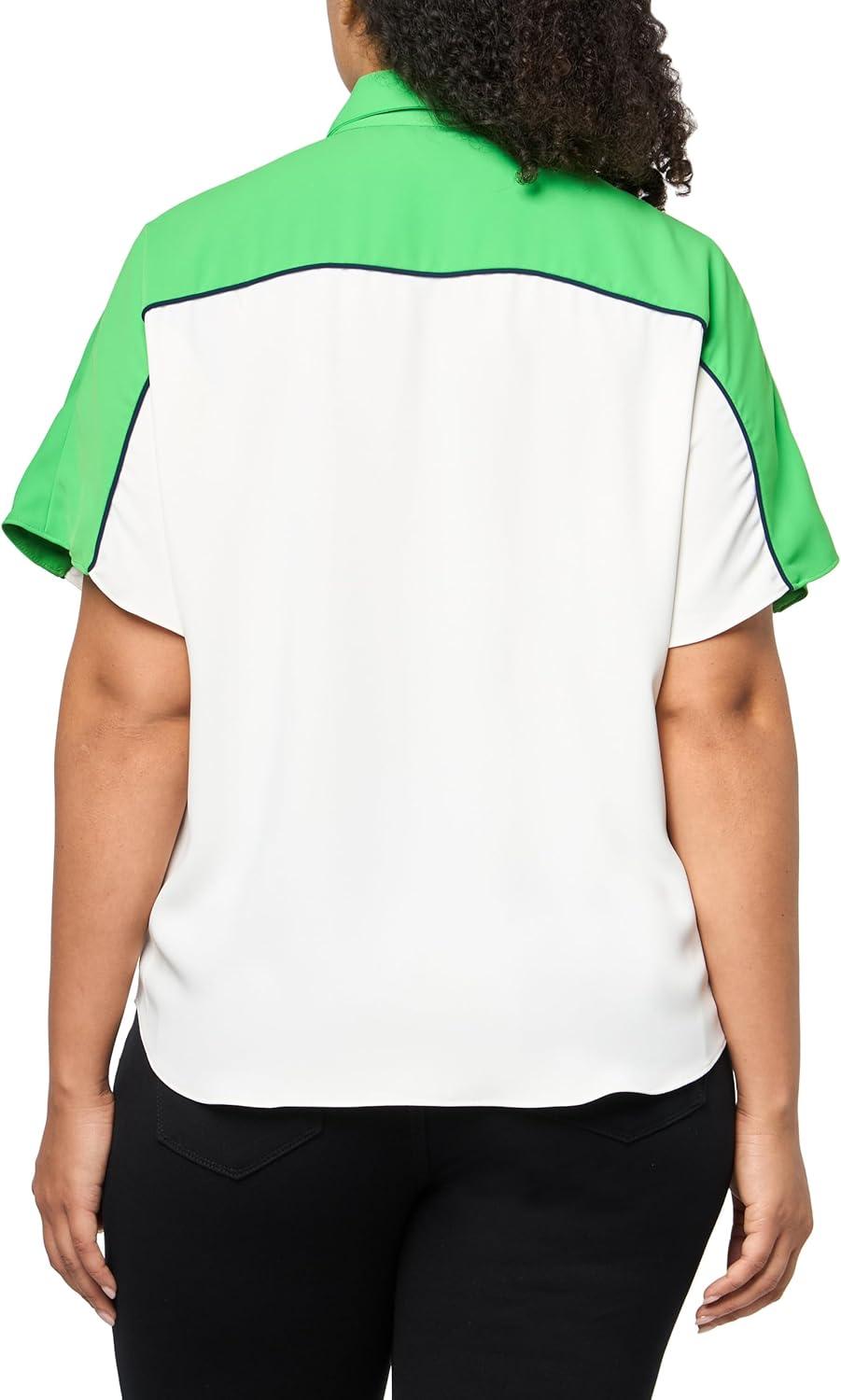 imageTrina Turk Womens Series 2 TopWhitewashMulti