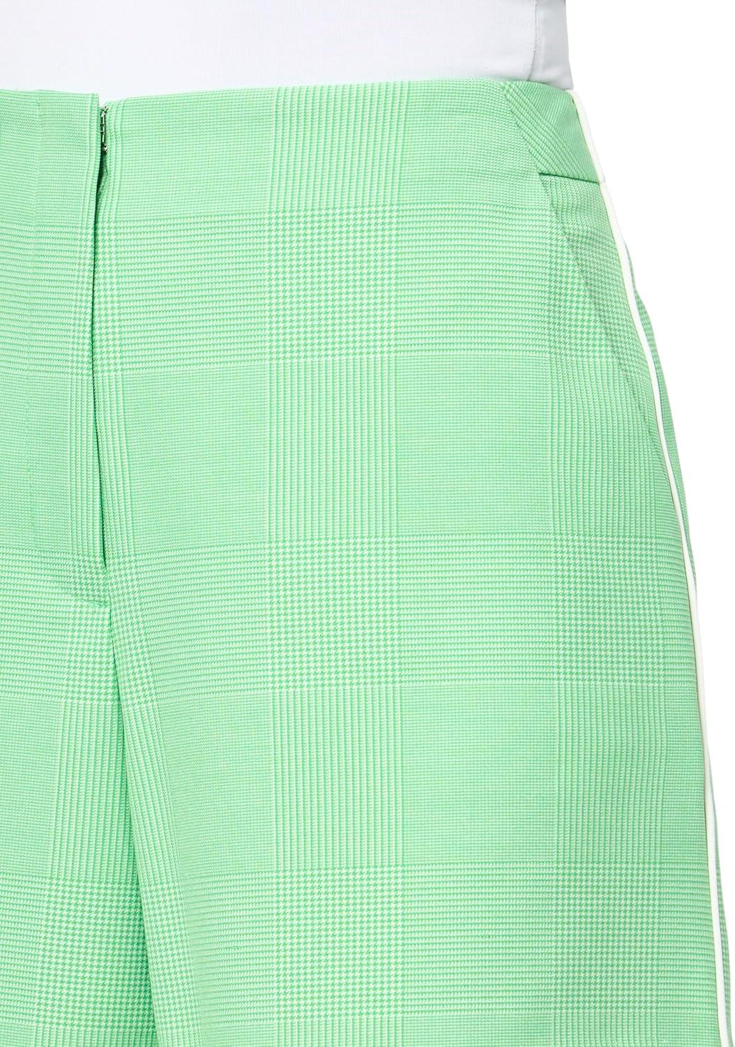 imageTrina Turk Womens Suiting ShortGrass Court GreenWhitewash