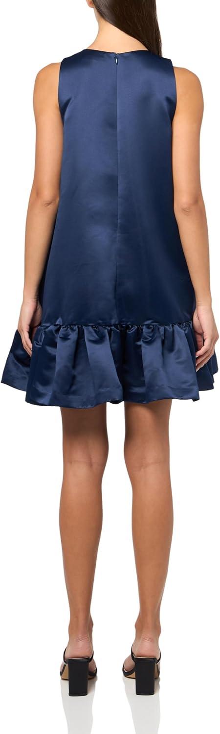 imageTrina Turk Womens Voluminous Satin Mini DressInk
