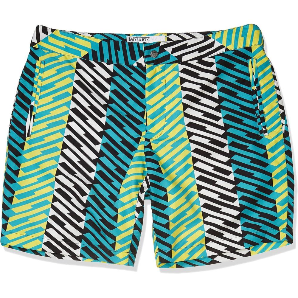 imageMr Turk Mens Safari Woven Swim TrunkMlt