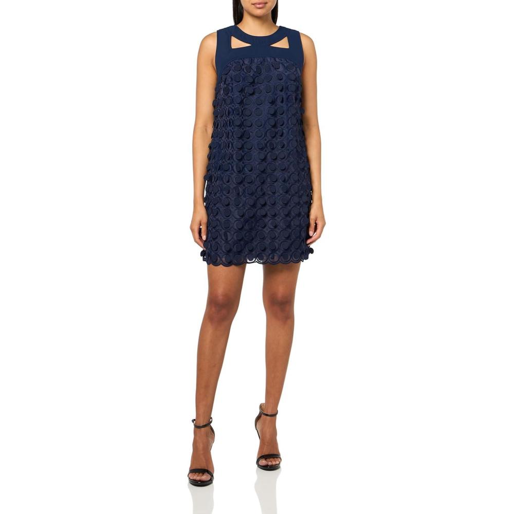 imageTrina Turk Womens Cutout Sheath DressInk