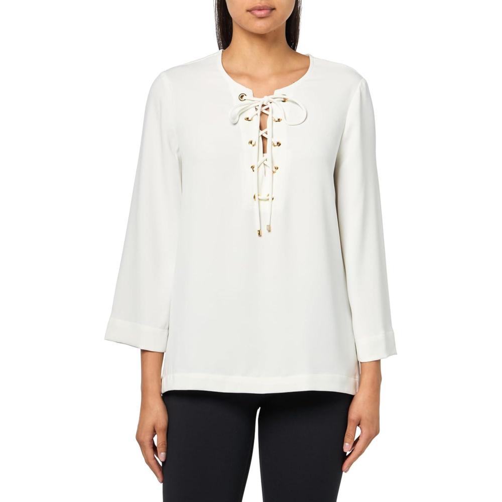 imageTrina Turk Womens Elevated BasicWhitewash