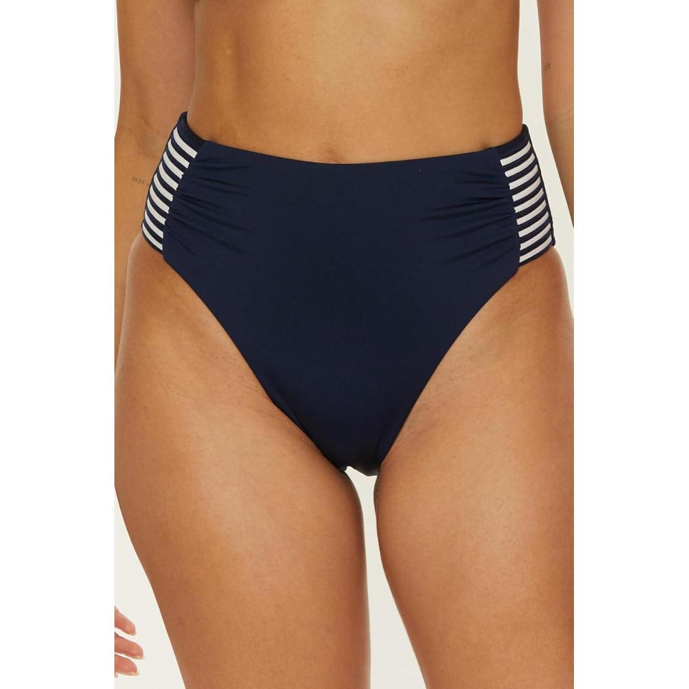 imageTrina Turk Womens Monaco High Waisted Bikini Bottom Cheeky Coverage Swimwear Separates for WomenInk