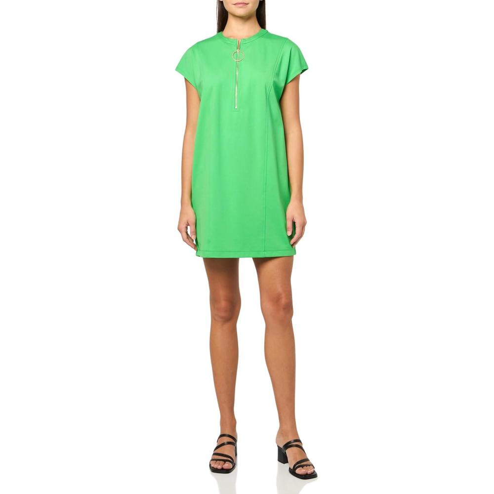 imageTrina Turk Womens Ponte DressGrass Court Green