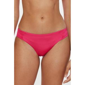 Trina Turk Tab Side Hipster Bikini Bottom, Cheeky Coverage, Swimwear Separates for Women(Monaco (Canes Coral))