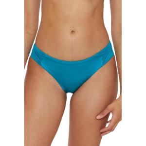 Trina Turk Tab Side Hipster Bikini Bottom, Cheeky Coverage, Swimwear Separates for Women(Monaco (Turkana Teal))