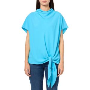 Trina Turk Womens Bisque Top(Champion Cyan)