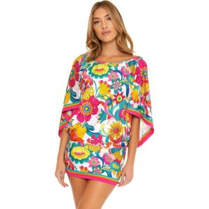 Trina Turk Womens Casablanca Tunic, Uv Protection, Casual, Beach Cover Ups for Women(Monaco (Fontaine))