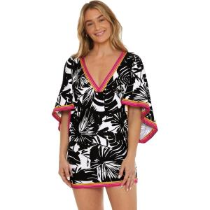 Trina Turk Womens Casablanca Tunic, Uv Protection, Casual, Beach Cover Ups for Women(Monaco (Lennox))