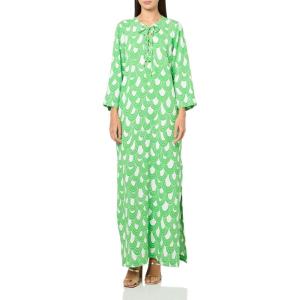 Trina Turk Women’s Catamaran Dress(Grass Court Green/Whitewash)