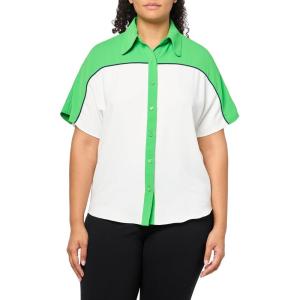 Trina Turk Womens Series 2 Top(Whitewash/Multi)