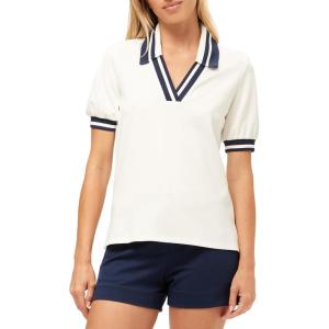 Trina Turk Womens Set Point Top(Whitewash)