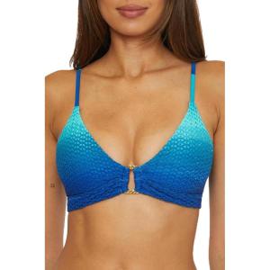 Trina Turk Women’s Standard Sun Opal Ring Bikini Top, Adjustable, Tie Back, Swimwear Separates(Moon)