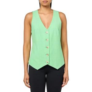 Trina Turk womens Challenge Top(Grass Court Green/Whitewash)
