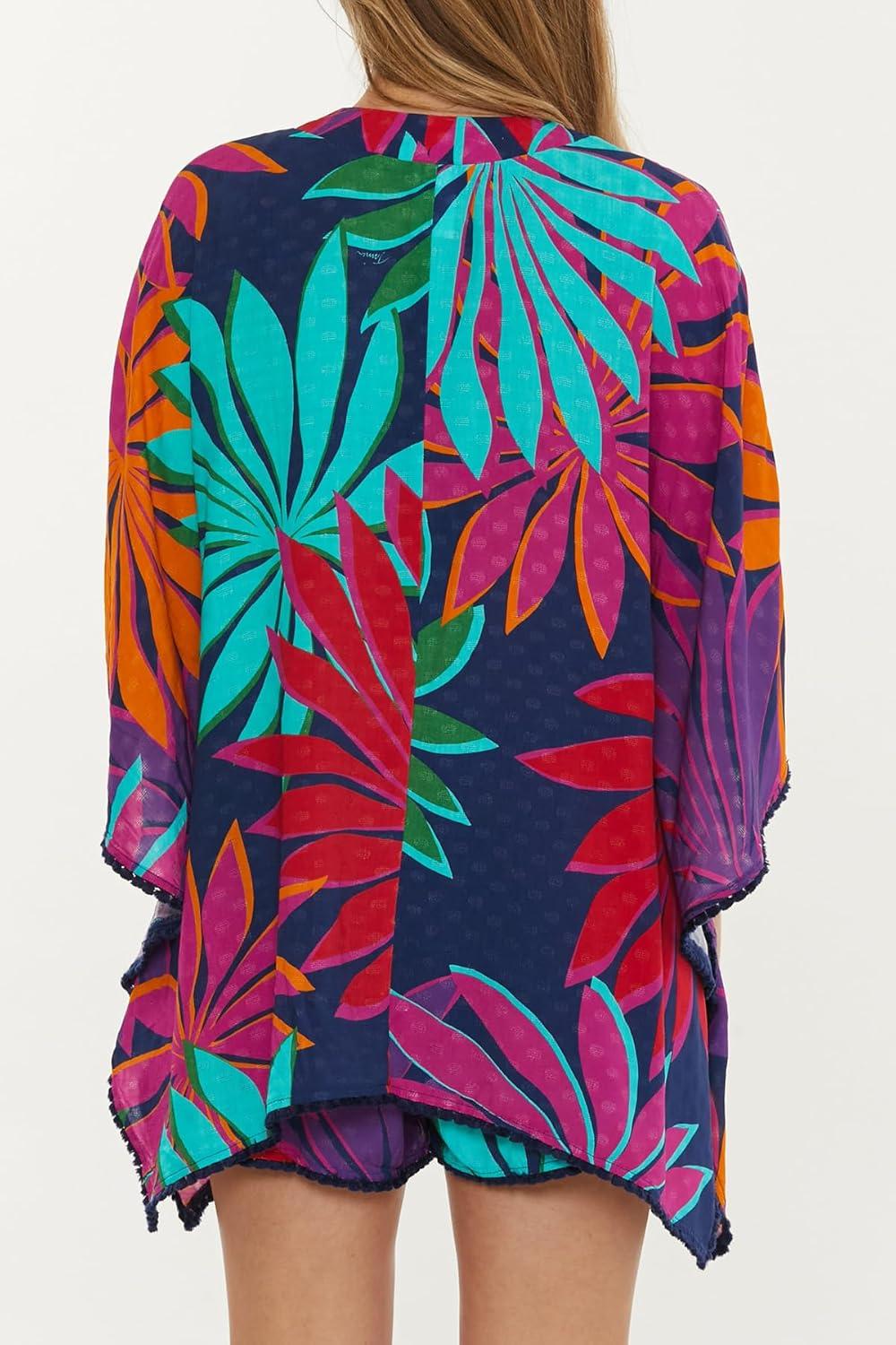imageTrina Turk Pocket Shorts Casual Beach Cover Ups for WomenWailea Multicolor