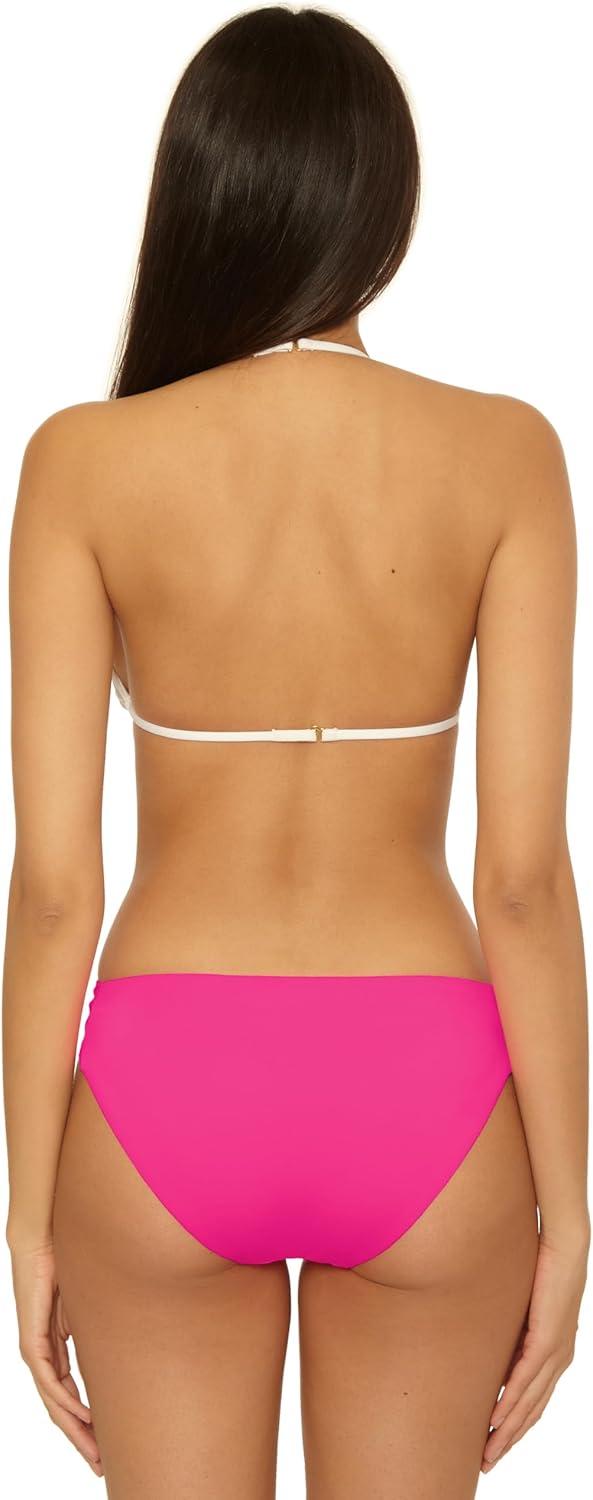 imageTrina Turk Womens Standard Tab Side Pants Cheeky Coverage Beach Cover Ups Monaco Pink Parade 10