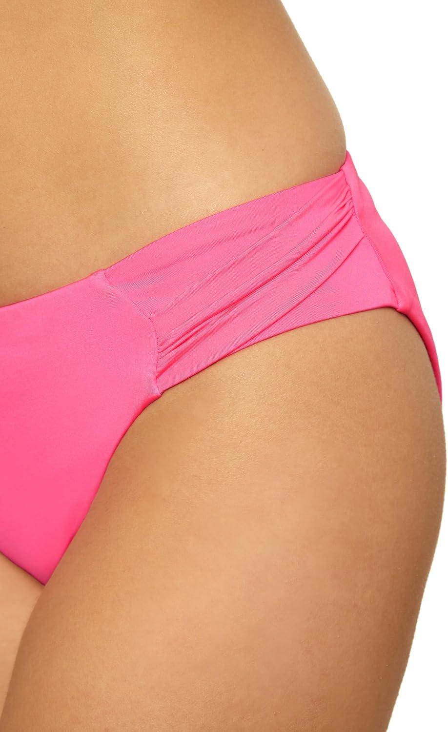 imageTrina Turk Womens Standard Tab Side Pants Cheeky Coverage Beach Cover Ups Monaco Point Pink 10