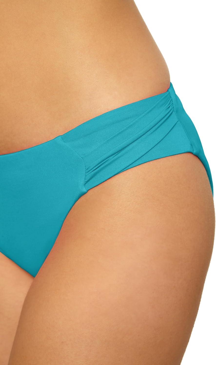 imageTrina Turk Womens Standard Tab Side Pants Cheeky Coverage Beach Cover Ups Monaco Turkana Teal A 10