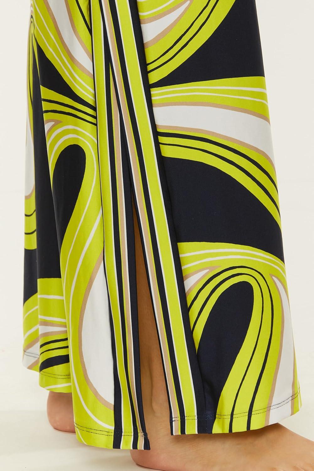 imageTrina Turk womens Swim Pants Casual Wide Leg Beach Cover Ups for WomenSerena Multicolor