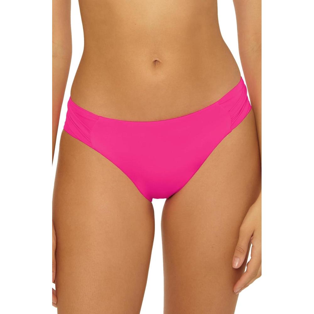 imageTrina Turk Womens Standard Tab Side Pants Cheeky Coverage Beach Cover Ups Monaco Pink Parade 10