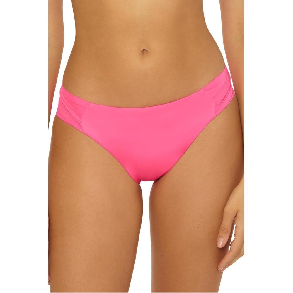 imageTrina Turk Womens Standard Tab Side Pants Cheeky Coverage Beach Cover Ups Monaco Point Pink 10