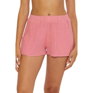 Trina Turk Pocket Shorts, Casual, Beach Cover Ups for Women(Serene (Carnation))