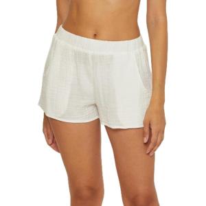 Trina Turk Pocket Shorts, Casual, Beach Cover Ups for Women(Serene (White))