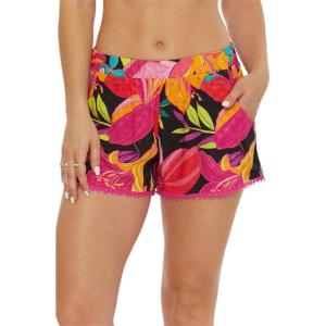 Trina Turk Pocket Shorts, Casual, Beach Cover Ups for Women(Solar (Multicolor))