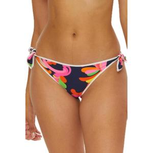 Trina Turk Womens Anniversary Stripe Reversible Tie Side Bikini Bottom, Cheeky Coverage, Swimwear Separates for Women(Multicolor)