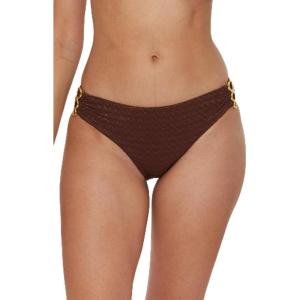 Trina Turk Women’s Glimmer Hipster Bikini Bottom, Cheeky Coverage, Swimwear Separates(Totem)
