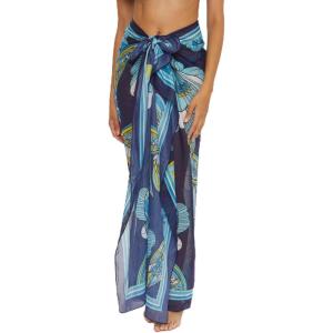 Trina Turk Womens Pareo Sarong, Casual, Beach Cover Ups for Women(Pirouette (Multicolor))