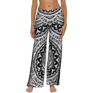 Trina Turk womens Swim Pants, Casual, Wide Leg, Beach Cover Ups for Women(Hula (Multicolor))